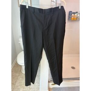 NWT Perry Ellis Portfolio Modern Fit Dress Pants Black Performance Stretch